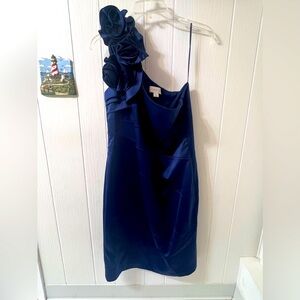 Jessica Simpson One Floral Shoulder Bodycon Dress